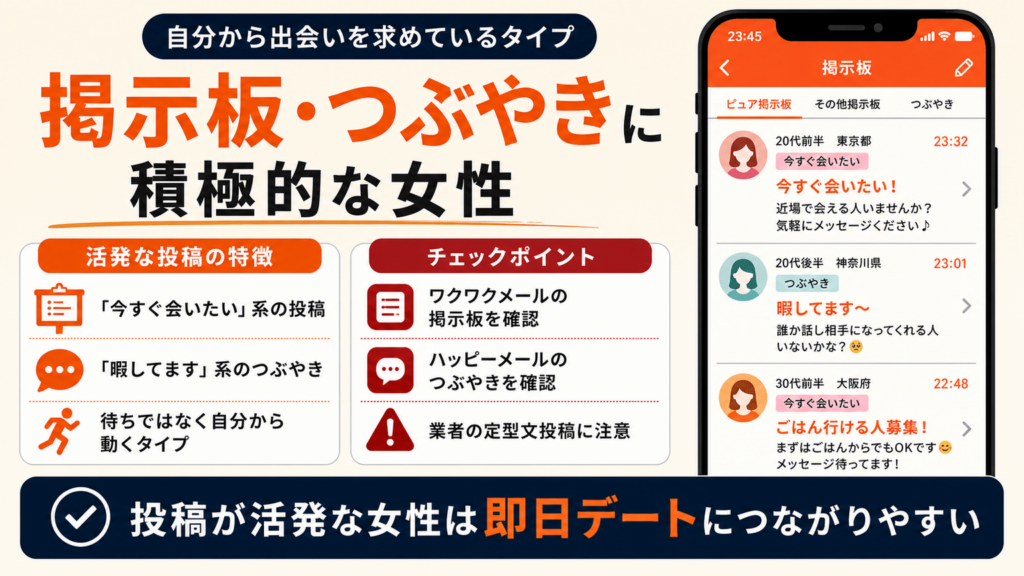 掲示板やつぶやきへの投稿が活発